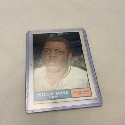 [23] VINTAGE | Willie Mays | TOPPS Card #150 | 1961 | Yankees | Giants