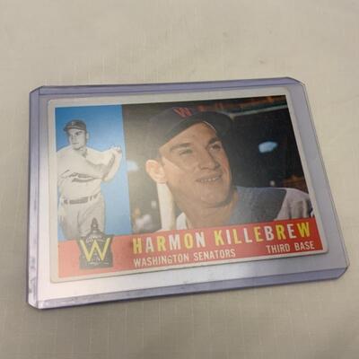 [25] VINTAGE | Harmon Killebrew | TOPPS Card #210 | 1960 | Minnesota Twins