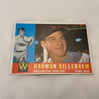 [25] VINTAGE | Harmon Killebrew | TOPPS Card #210 | 1960 | Minnesota Twins