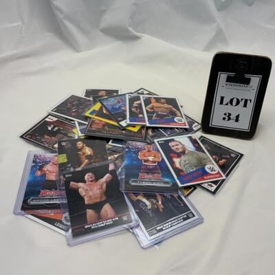 [34] Forty WWE Trading Cards | Cena | Lesnar | Kidd