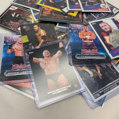 [34] Forty WWE Trading Cards | Cena | Lesnar | Kidd