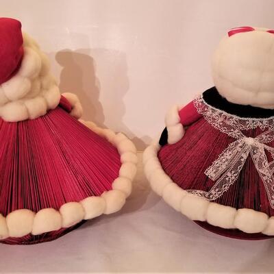Lot #155  Vintage Pair - Santa and Mrs. Claus