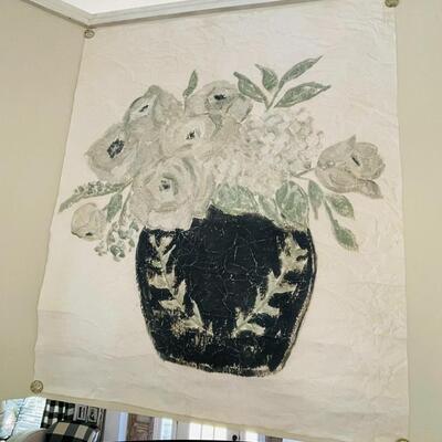 Floral Rag Paper Wall Hanging