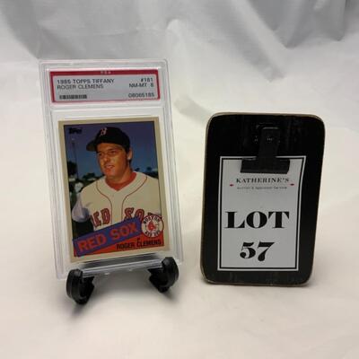 [57] GRADED CARD | Roger Clemens | TOPPS TIFFANY Card #181 | PSA NM-MT 9
