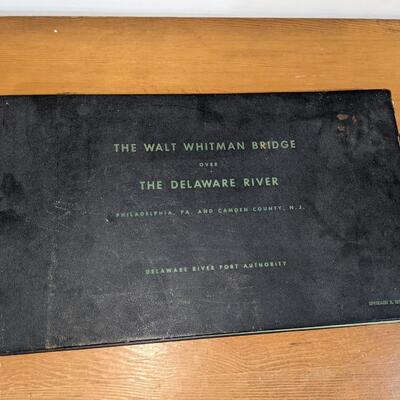 Walt Whitman Bridge construction commemorative book