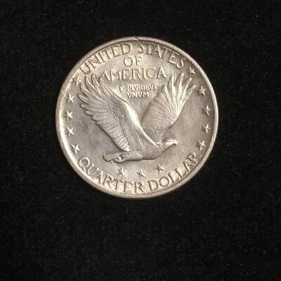 1919  standing liberty Quarter  dollar