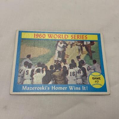 [92] VINTAGE | 1960 World Series | TOPPS Card #312 | 1961 | Mazeroski