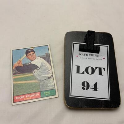 [94] VINTAGE | Rocky Colavito | TOPPS Card #330 | 1961 | Boston Red Sox