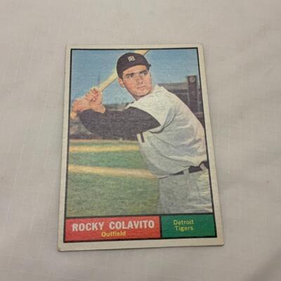 [94] VINTAGE | Rocky Colavito | TOPPS Card #330 | 1961 | Boston Red Sox