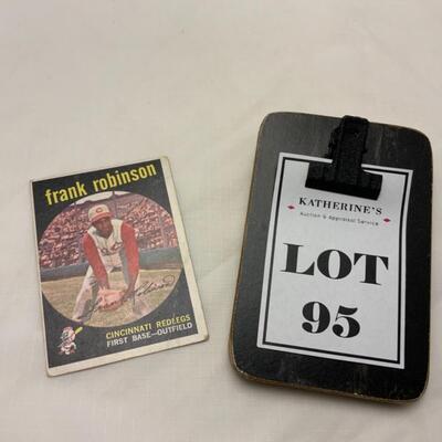 [95] VINTAGE | Frank Robinson | TOPPS Card #435 | 1959 | Cincinnati Reds