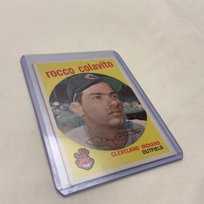 [96] VINTAGE | Rocco Colavito | TOPPS Card #420 | 1959