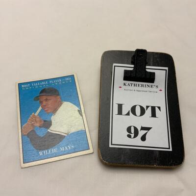 [97] VINTAGE | Willie Mays | TOPPS Card #482 | 1961