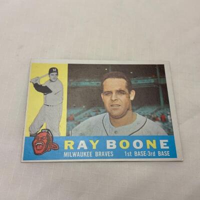 [100] VINTAGE | Ray Boone | TOPPS Card #281 | 1960 | Milwaukee Braves