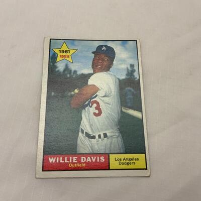 [101] VINTAGE | Willie Davis | ROOKIE | TOPPS Card #506 | 1961