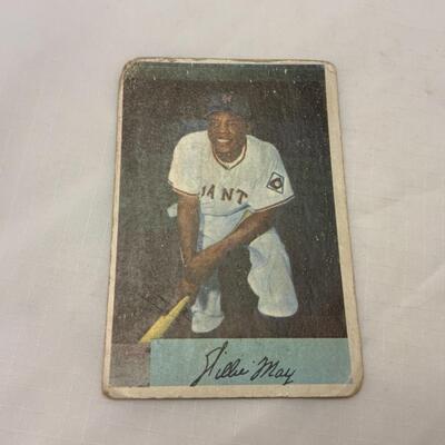 [112] VINTAGE | Willie Mays | Bowman Card #89 | 1954 | NY Giants