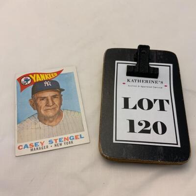 [120] VINTAGE | Casey Stengel | TOPPS Card #227 | 1960 | Yankees