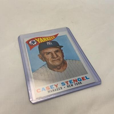 [120] VINTAGE | Casey Stengel | TOPPS Card #227 | 1960 | Yankees