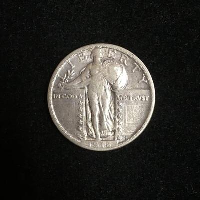 1918 standing liberty quarter