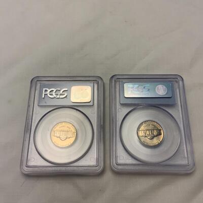 [126] GRADED COINS | Jefferson Nickels | 1963 1964 | PR 66 67 | PCGS