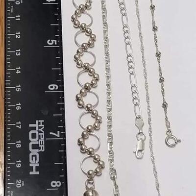 Sterling silver bracelet  lot