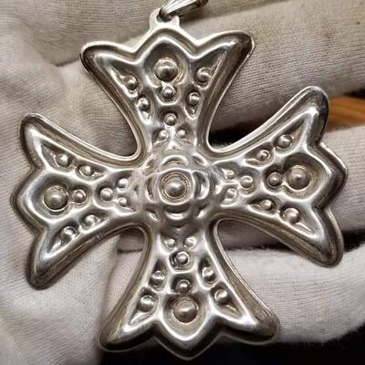Sterling silver Reed &  Barton Christmas  ornaments