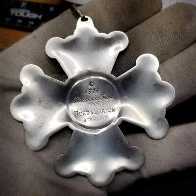 Sterling silver Reed &  Barton Christmas  ornaments
