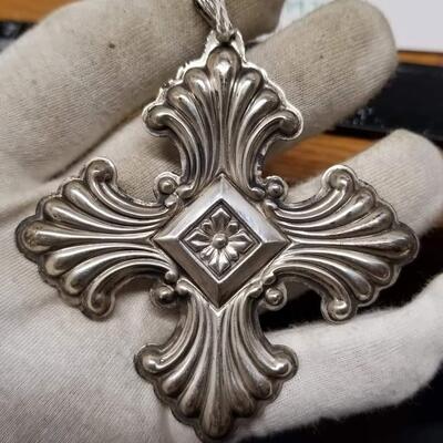 Sterling silver Reed &  Barton Christmas  ornaments