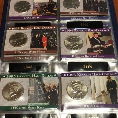 Complete collection of JFK Half Dollars 1964 through 2018  .Reserve set