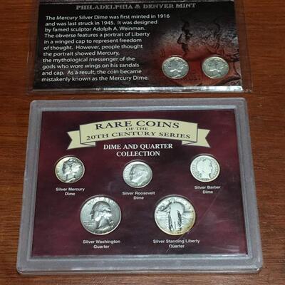 Rare coins 20 th Century & Mercury dime sets