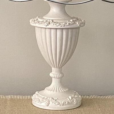 Cream Lamp With Metal Shade