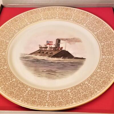 Lot #171  Scarce 1971 Limited Edition Plate - Museum of the Confederacy "The Merrimack"