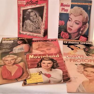 Lot #173  Great Lot of 1940's/50's Movie Magazines - 9 in all