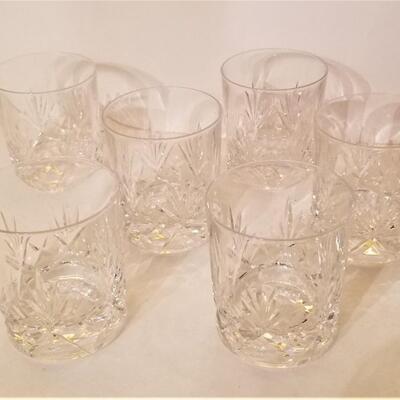 Lot #174  Set of 6 Crystal High Ball bar glasses