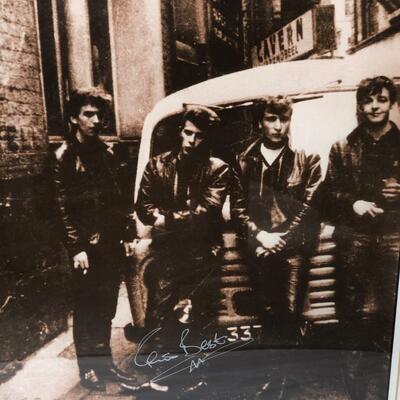Signed Pete Best Cavern Club Lithograph Beatles Poster