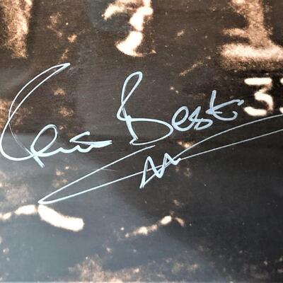 Signed Pete Best Cavern Club Lithograph Beatles Poster