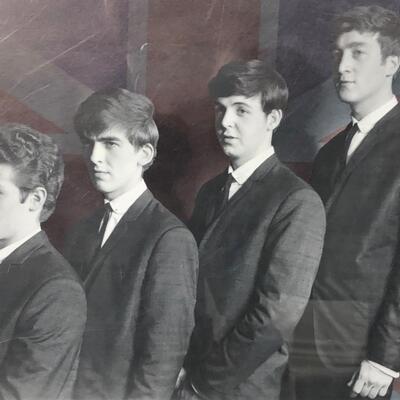 Signed Pete Best Beatles Lithograph Liverpool 1962 Troy Alders