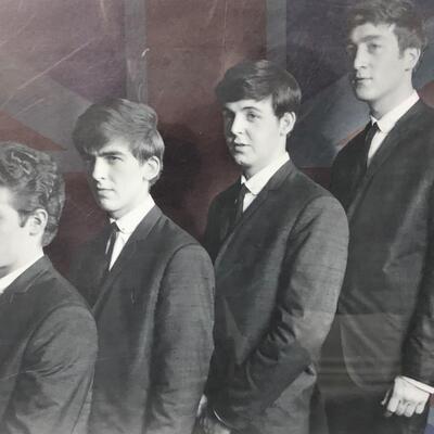 Signed Pete Best Beatles Lithograph Liverpool 1962 Troy Alders