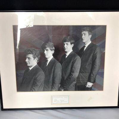 Signed Pete Best Beatles Lithograph Liverpool 1962 Troy Alders