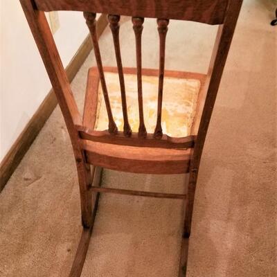 Lot #176  Vintage Rocking Chair