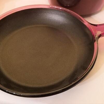 Lot #177  Vintage VISIONS Cookware lot - great condition