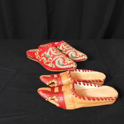 Two Pair of Ladies Leather  Shoes