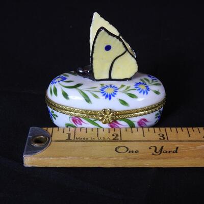 Beautiful Butterfly Trinket Box