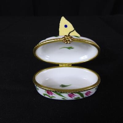 Beautiful Butterfly Trinket Box