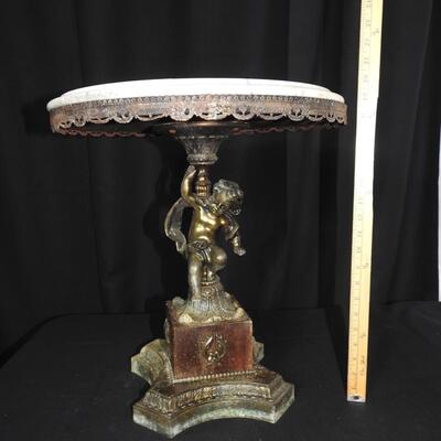 Beautiful Metal and Marble Table