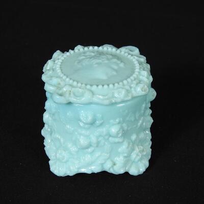 Lovely little Trinket Box and Small Oriental Vase