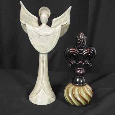 Lovely Candelabra -Angel and -Fluer de lis