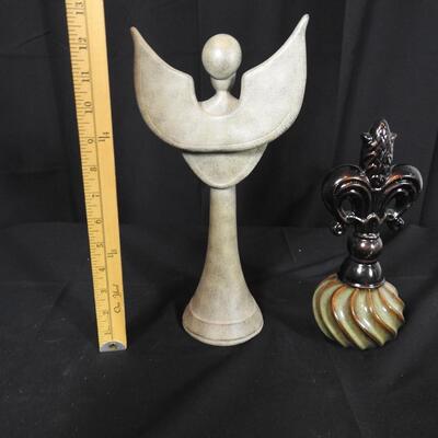 Lovely Candelabra -Angel and -Fluer de lis