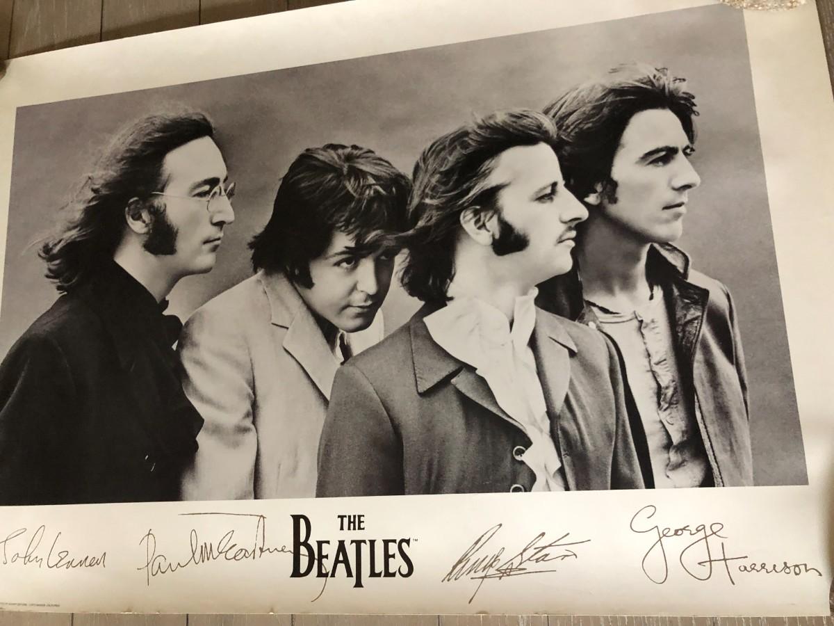 beatles poster vintage