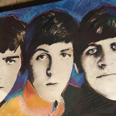 Beatles 1987 Poster Designed by Dallas A Saunders