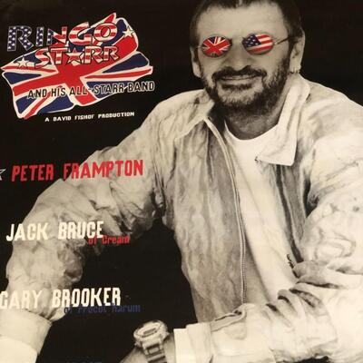 The Second British Invasion Ringo Starr 1997 Concert Tour Poster
